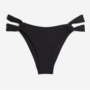 New H&M cut out black bikini bottom
